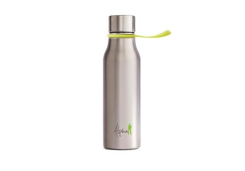 VINGA Lean waterbottle steel, lime