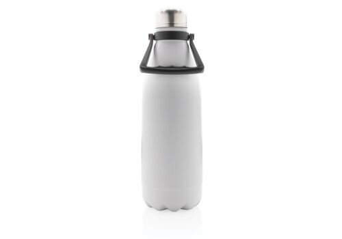 RCS Recycled stainless steel large vacuum bottle 1.5L, white