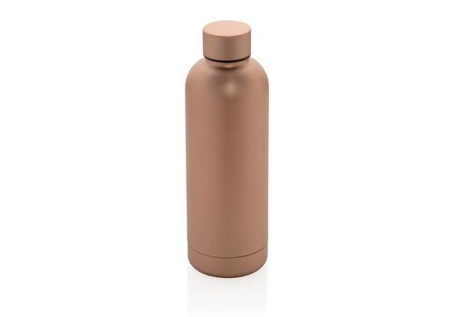 Impact RCS recycled stainless steel vacuum bottle, gold