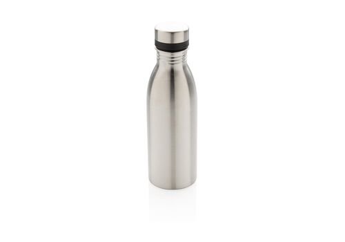 RCS recycled stainless steel deluxe water bottle, silver