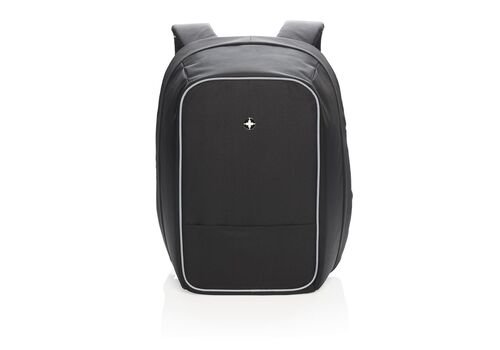 Swiss Peak AWARE™ anti-theft 15.6&quot;laptop backpack, black