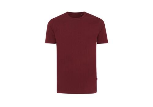 Iqoniq Bryce recycled cotton t-shirt, burgundy
