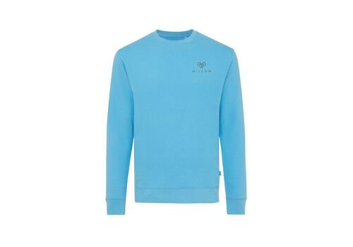 Iqoniq Zion recycled cotton crew neck, blue