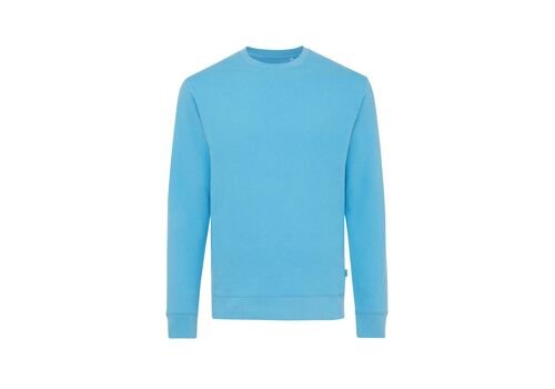 Iqoniq Zion recycled cotton crew neck, blue