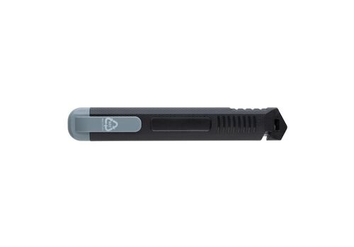 Refillable RCS recycled plastic snap-off knife, grey