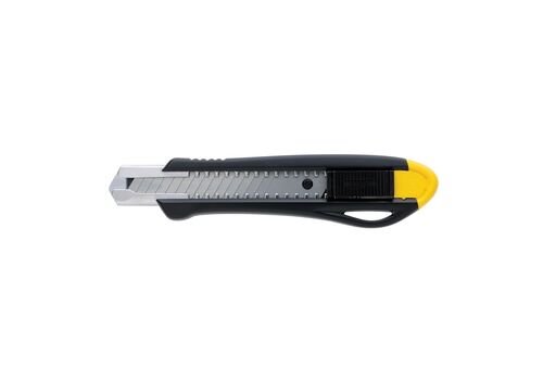 Refillable RCS recycled plastic professional knife, yellow