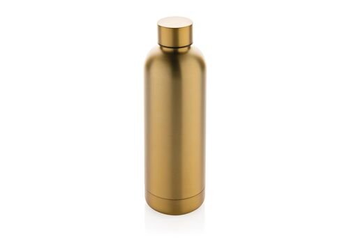 Impact RCS recycled stainless steel vacuum bottle, gold