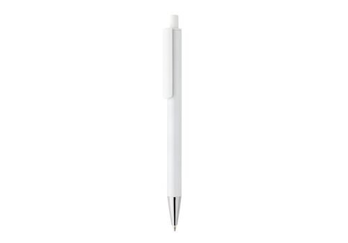 Amisk RCS certified recycled aluminum pen, white