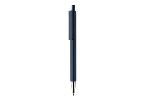 Amisk RCS certified recycled aluminum pen, blue