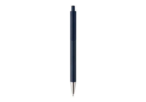 Amisk RCS certified recycled aluminum pen, blue