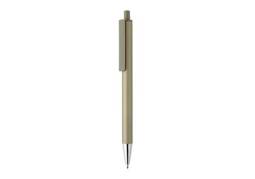 Amisk RCS certified recycled aluminum pen, green