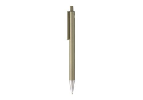 Amisk RCS certified recycled aluminum pen, green