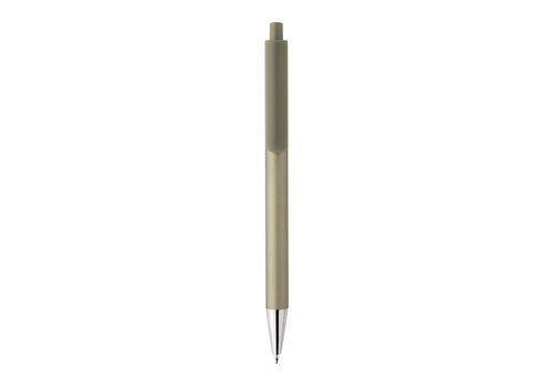 Amisk RCS certified recycled aluminum pen, green