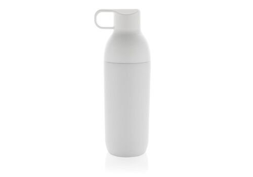 Flow RCS recycled stainless steel vacuum bottle, white