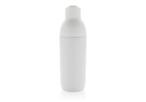 Flow RCS recycled stainless steel vacuum bottle, white