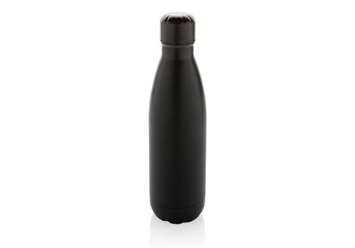 Eureka RCS certified recycled stainless steel water bottle, black