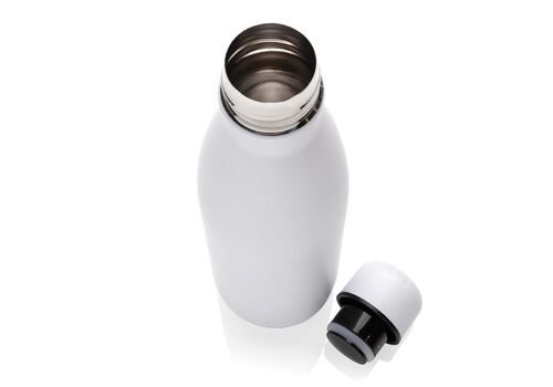 Eureka RCS certified recycled stainless steel water bottle, white