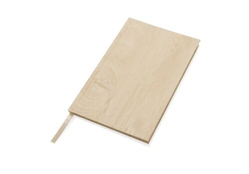 Kavana wood print A5 notebook, light brown