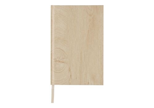 Kavana wood print A5 notebook, light brown