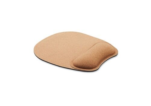 Ergonomic cork mouse mat