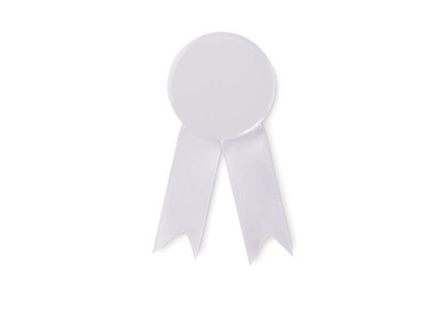 Ribbon style badge pin