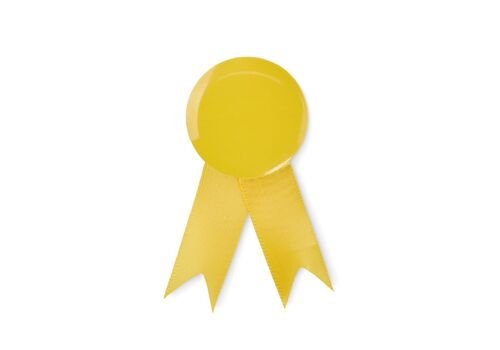 Ribbon style badge pin