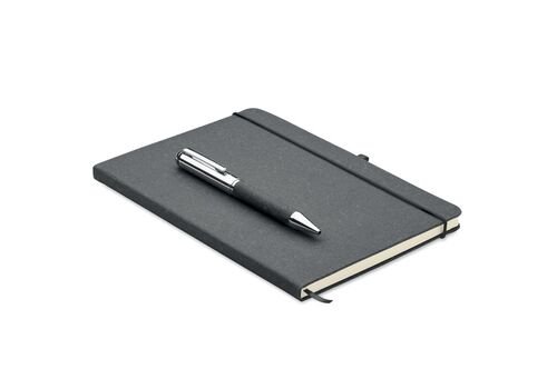 Recycled leather notebook set