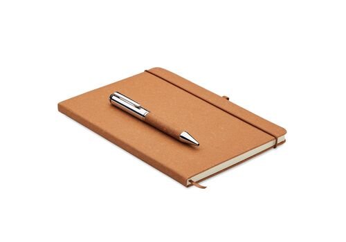 Recycled leather notebook set