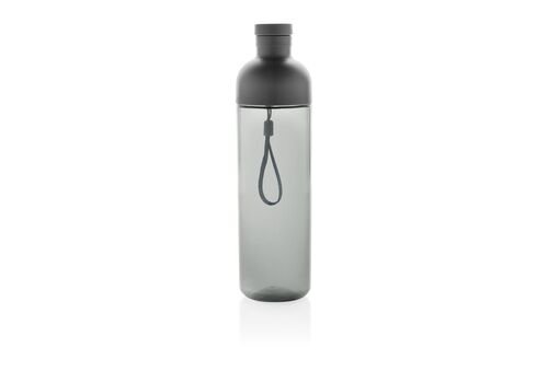 Impact RCS recycled PET leakproof water bottle 600ML, black