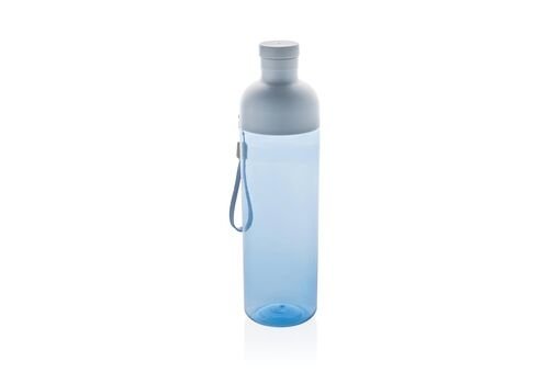 Impact RCS recycled PET leakproof water bottle 600ML, blue