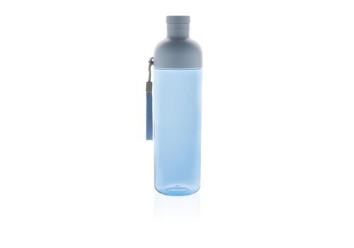 Impact RCS recycled PET leakproof water bottle 600ML, blue