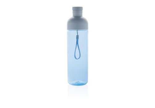 Impact RCS recycled PET leakproof water bottle 600ML, blue