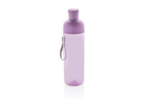 Impact RCS recycled PET leakproof water bottle 600ML, purple