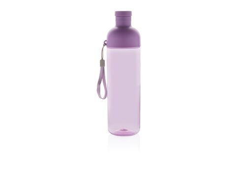 Impact RCS recycled PET leakproof water bottle 600ML, purple