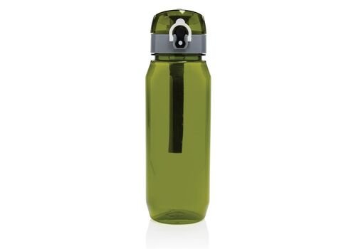 Yide RCS Recycled PET leakproof lockable waterbottle 800ML, green