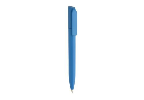 Pocketpal GRS certified recycled ABS mini pen, sky blue