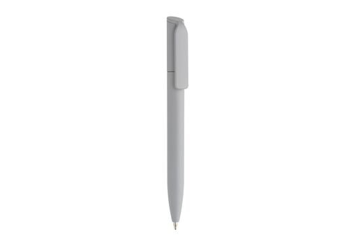 Pocketpal GRS certified recycled ABS mini pen, silver