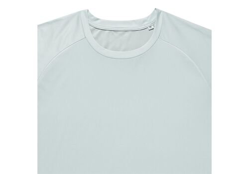 Iqoniq Tikal recycled polyester quick dry sport t-shirt, iceberg green