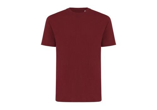 Iqoniq Sierra lightweight recycled cotton t-shirt, burgundy
