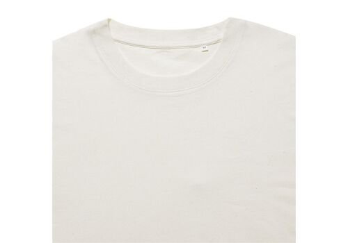 Iqoniq Sierra lightweight recycled cotton t-shirt, natural raw